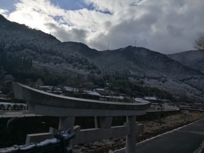 神河町の雪景色
